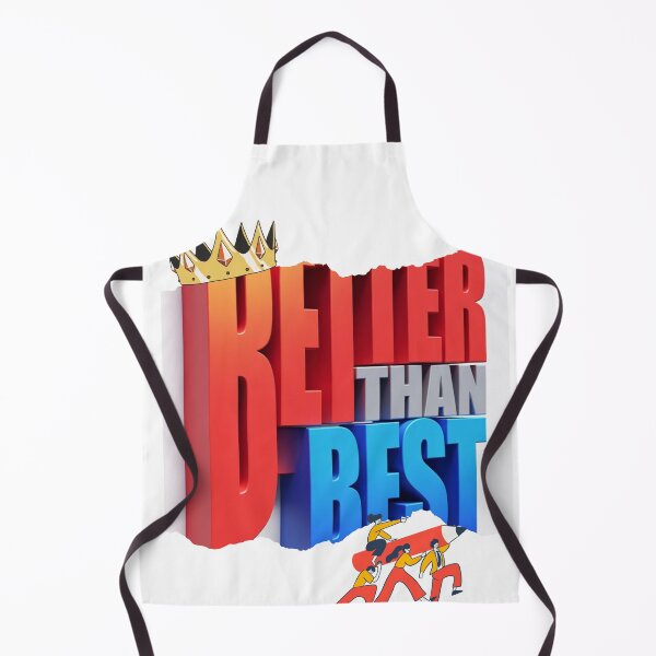 Item preview, Better Than Best – Bold 3D Motivational Typography designed and sold by UrmiCreation.