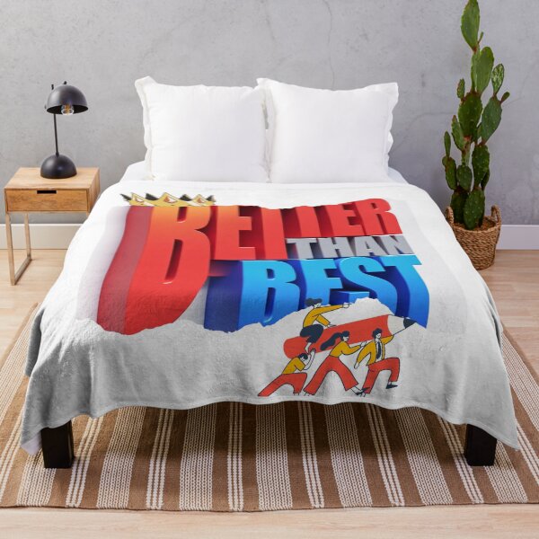Item preview, Better Than Best – Bold 3D Motivational Typography designed and sold by UrmiCreation.
