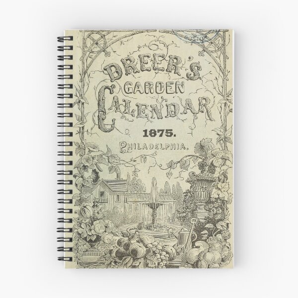 Item preview, Vintage Garden Calendar Cover designed and sold by newnouveau.