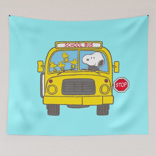 Item preview, yellow bus happy peanuts designed and sold by willie313.