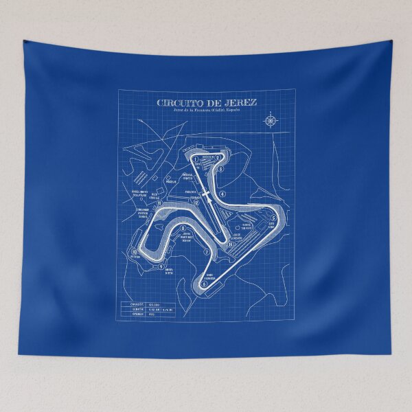 Item preview, Circuito de Jerez (Blueprint) designed and sold by BGALAXY.