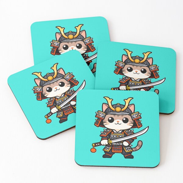 Item preview, Cute Samurai Cat designed and sold by DobryCiuszek.