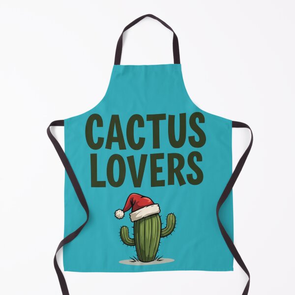 Item preview, Cactus Lovers – Cute Christmas Cactus with Santa Hat designed and sold by TroyTheTerrific.