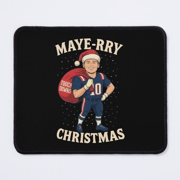 Item preview, Drake Maye Christmas Retro designed and sold by mcgary-haven.