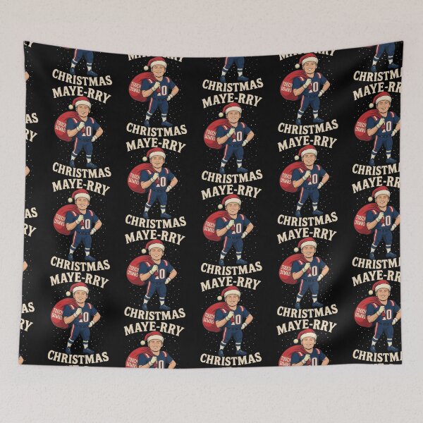 Item preview, Drake Maye Christmas Retro designed and sold by mcgary-haven.