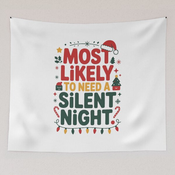 Item preview, Most Likely To Be A Silent Night Christmas, Xmas Family Matching designed and sold by Merchall  store.