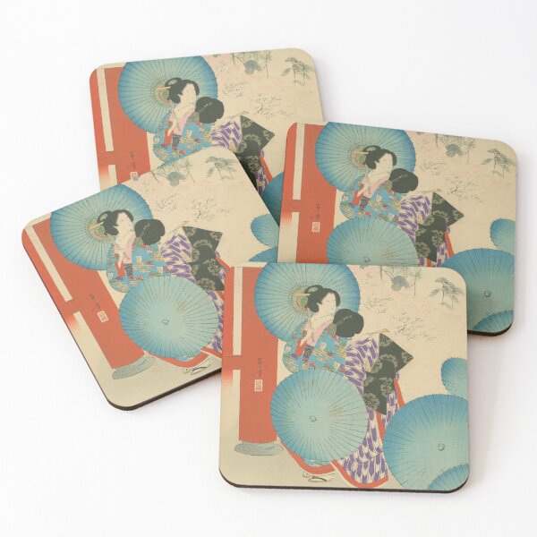 Item preview, Saishoku-Kenbi #06 – Ladies Under Blue Wagasa (Edo Elegance) designed and sold by Yohei-Studio.