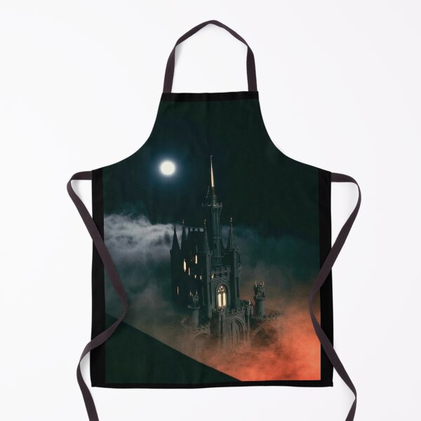Item preview, Moonlit Castle Rising Through Mist – Fantasy Art designed and sold by Visualynx.