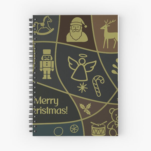 Item preview, Christmas holiday themed patchwork collage with festive symbols and icons designed and sold by 4Seasons.