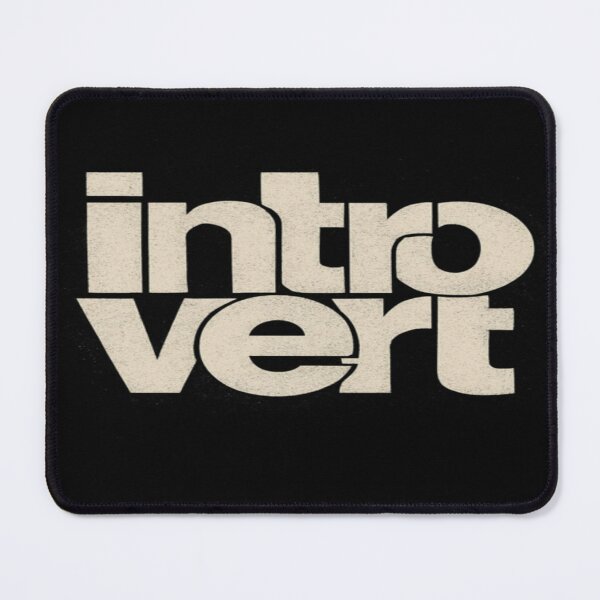 Item preview, Introvert Statement Design | Bold Minimalist Typography for Quiet Strength & Personal Identity designed and sold by Bright Nest Studio.