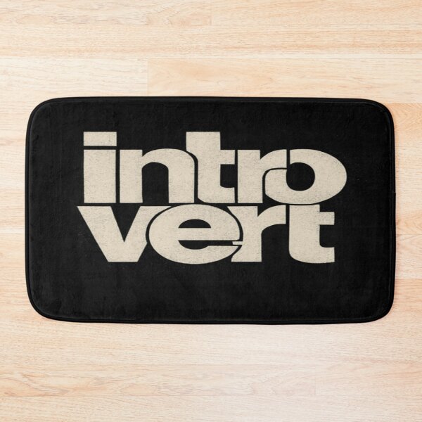 Item preview, Introvert Statement Design | Bold Minimalist Typography for Quiet Strength & Personal Identity designed and sold by Bright Nest Studio.