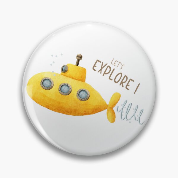 Item preview, Underwater travel. Yellow submarine Nursery. Deep Sea life  designed and sold by Milatoo.