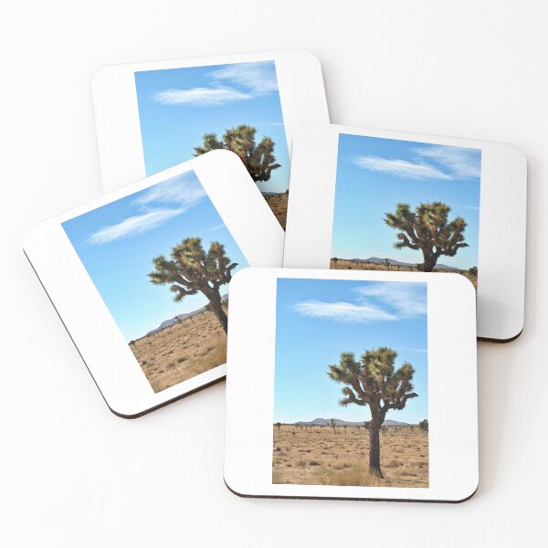 Item preview, Desert Trees Cloudy Blue Sky Photographic Print designed and sold by Mother-Nature65.