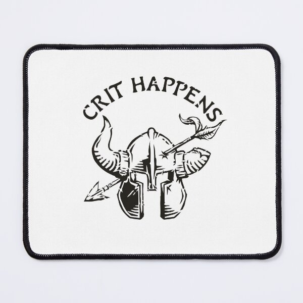 Item preview, Crit Happens Woodcut designed and sold by wolfkin-design.