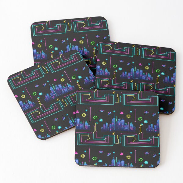 Item preview, Pixelated Urban Glow designed and sold by SineCreatives.
