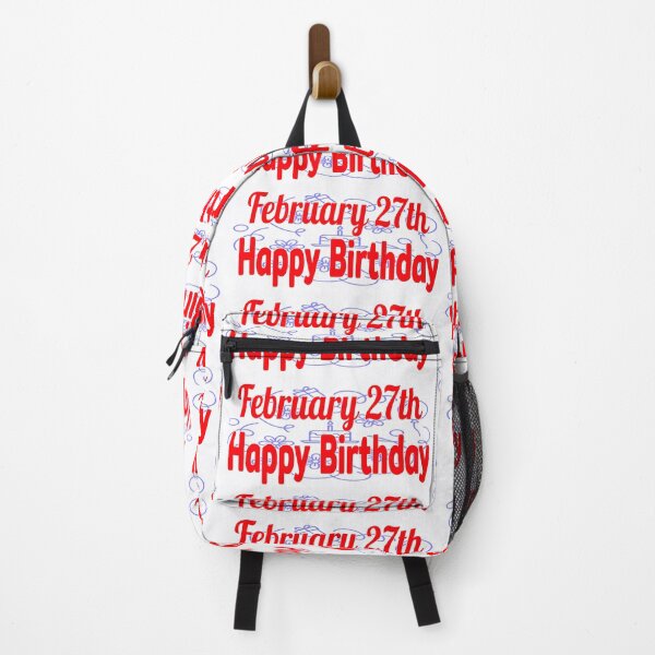 Item preview, February 27th, Happy birthday designed and sold by Sujinthaiart.