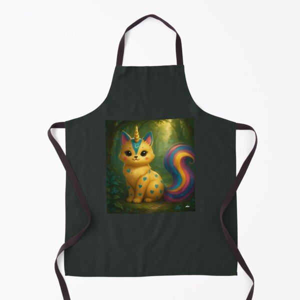 Item preview, Copie de Kawaii Unicorn Cat in an Enchanted Forest – Rainbow Kittycorn designed and sold by Blue-Arcane Design .