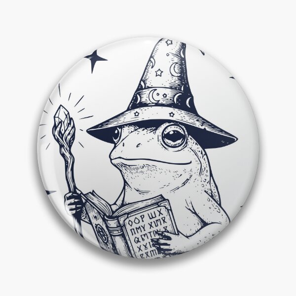 Item preview, Forest Wizard Frog  designed and sold by TeeVerse27.