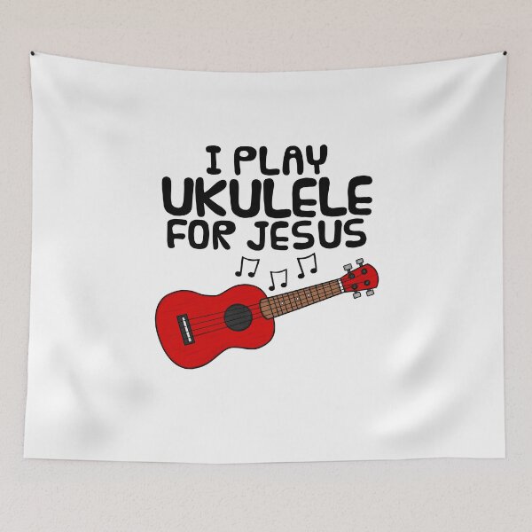 Item preview, I Play Ukulele For Jesus, Church Musician designed and sold by doodlerob.