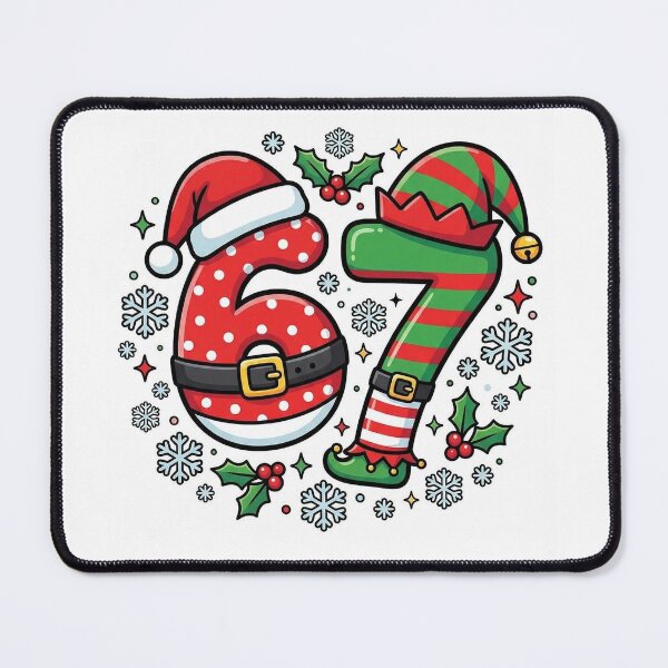 Item preview, Christmas Number 67 Santa and Elf designed and sold by PigletArtWorks.