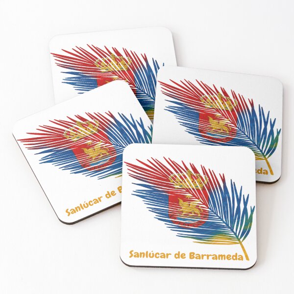 Item preview, Abstract Flag of Sanlúcar de Barrameda – Feather Shape Design designed and sold by ArteJorge48.