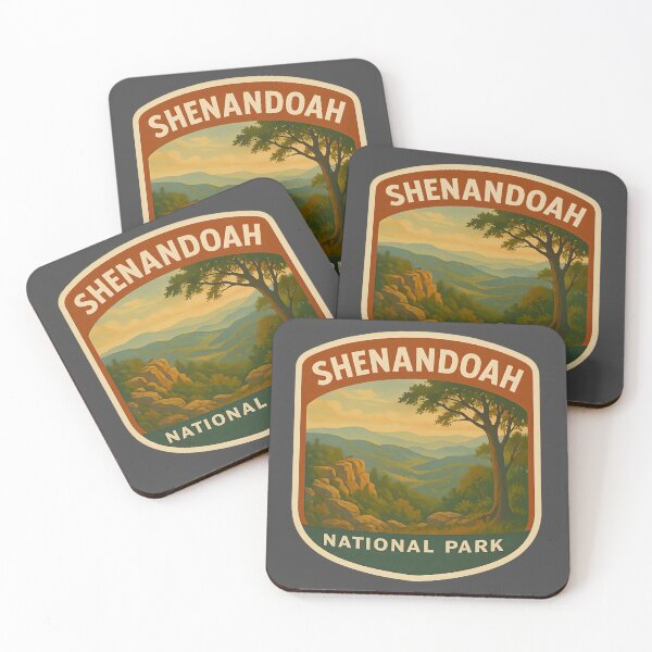 Item preview, Vintage American National Park Print: Shenandoah designed and sold by PinUpPizzazz.