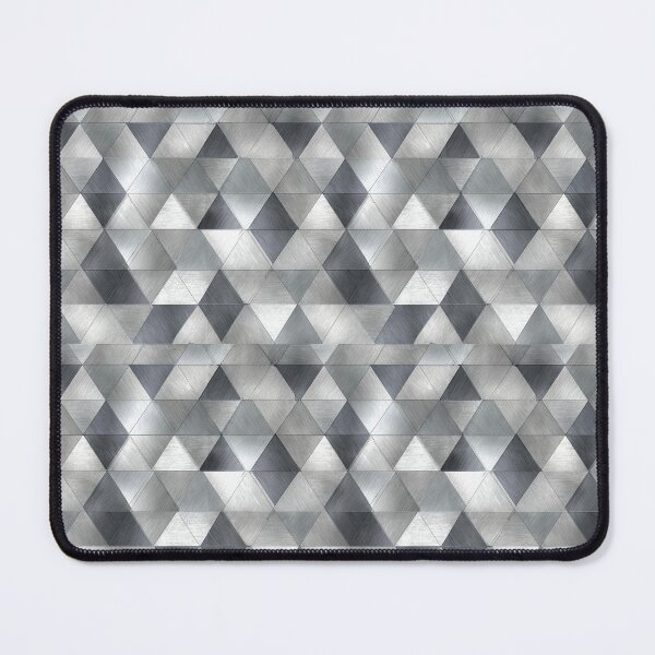 Item preview, Metallic triangles – Modern geometric metal pattern designed and sold by Digital Dreamtales.