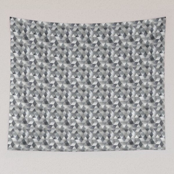 Item preview, Metallic triangles – Modern geometric metal pattern designed and sold by Digital Dreamtales.