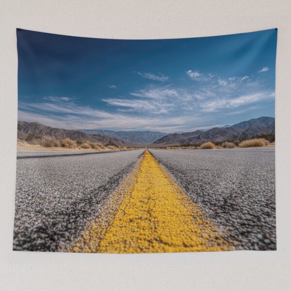 Item preview, Wide open road in desert landscape designed and sold by anytka.