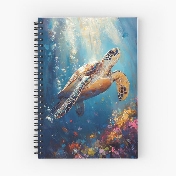 Item preview, Sea Turtle Series – Coral Glow Beneath the Waves designed and sold by CuongArtLab.