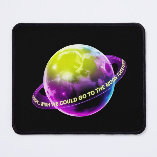 Item preview, Cyberpunk Edgerunners T-Shirt | Wish We Could Go To The Moon Planet Art | Vaporwave Anime Gift designed and sold by Pixie Bloom.