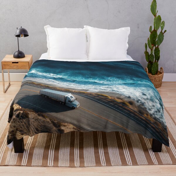 Item preview, Truck driving along coastal highway designed and sold by anytka.