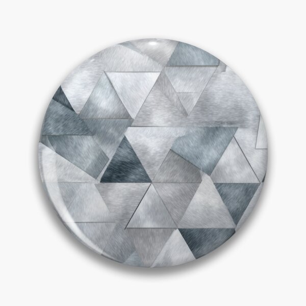 Item preview, Metallic triangles – Modern geometric metal pattern designed and sold by Digital Dreamtales.