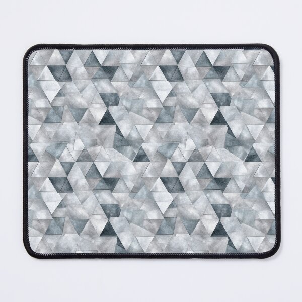 Item preview, Metallic triangles – Modern geometric metal pattern designed and sold by Digital Dreamtales.