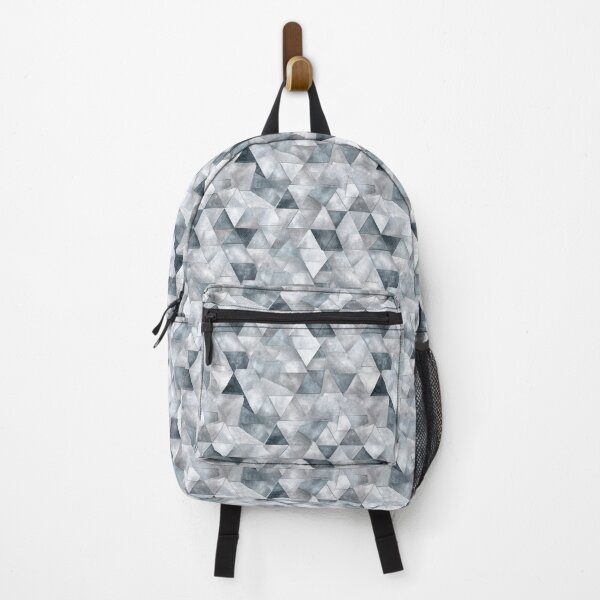 Item preview, Metallic triangles – Modern geometric metal pattern designed and sold by Digital Dreamtales.