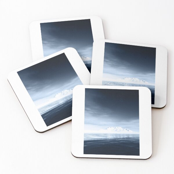 Item preview, Blue Sea Distant Iceberg Photographic Print designed and sold by Mother-Nature65.