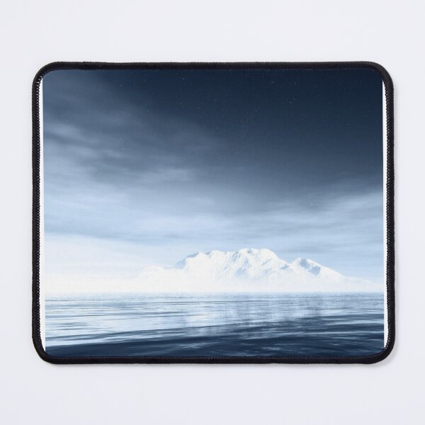 Item preview, Blue Sea Distant Iceberg Photographic Print designed and sold by Mother-Nature65.
