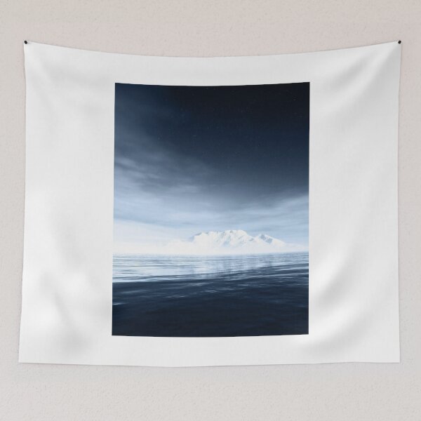 Item preview, Blue Sea Distant Iceberg Photographic Print designed and sold by Mother-Nature65.