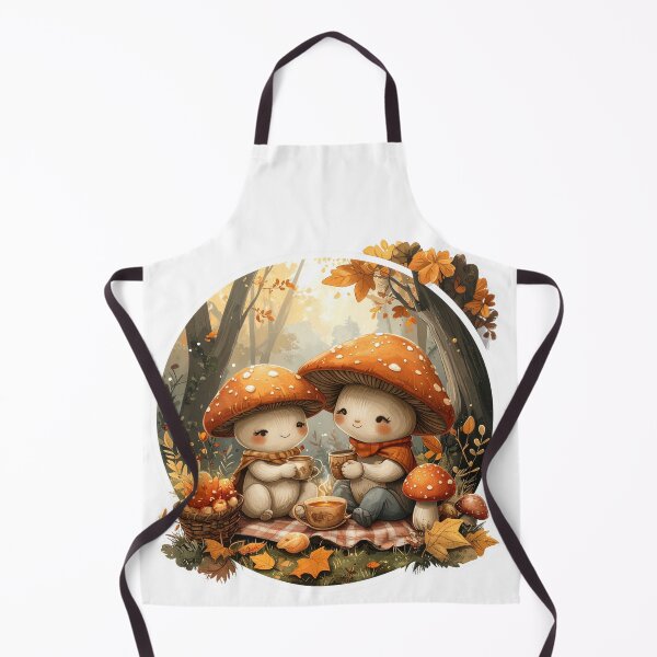 Item preview, Mushroom Family Picnic • Cozy Mushroomcore Design designed and sold by CuteComfyClub.