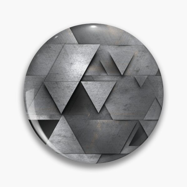 Item preview, Metallic triangles – Modern geometric metal pattern designed and sold by Digital Dreamtales.