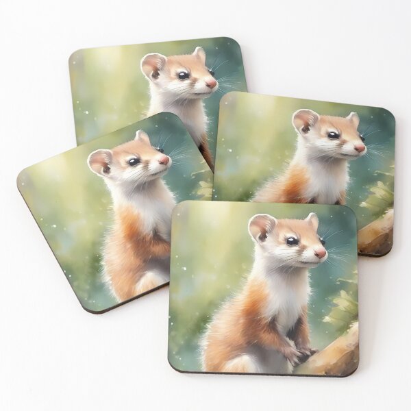 Item preview, Weasel in Nature designed and sold by CalmnessbyChoice.