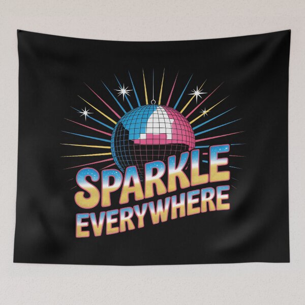 Item preview, Sparkle Everywhere Disco Ball Radiant Celebration Design designed and sold by SplashTastic.