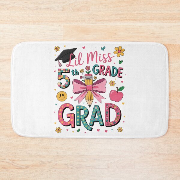 Item preview, Last Day Of Lil Miss 5th Grade Grad Graduation Graduate Girl  designed and sold by THagBlue.