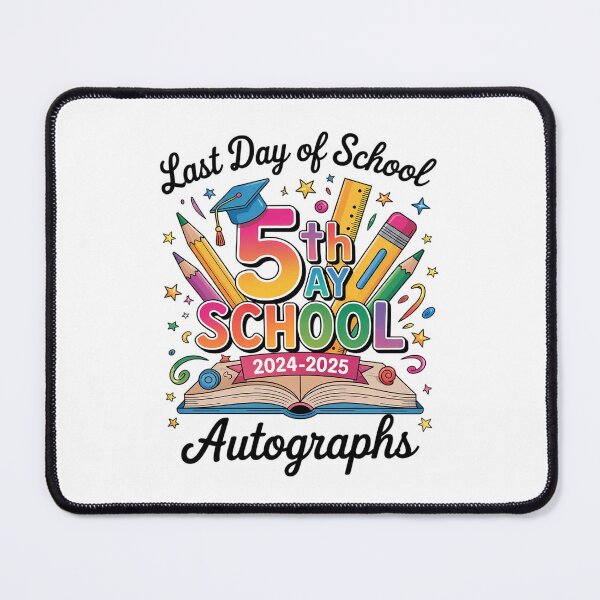 Item preview, last day of school 5th grade graduation end of year teacher 1  designed and sold by THagBlue.