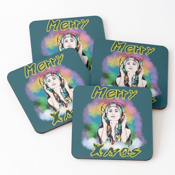 Item preview, Urban Xmas Portrait – Graffiti Holiday Art designed and sold by Kyradem.