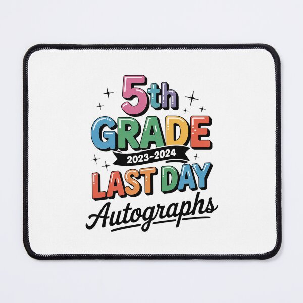 Item preview, Last Day of School Autograph - 5th Grade Graduation designed and sold by BeetleMalon.