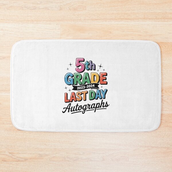Item preview, Last Day of School Autograph - 5th Grade Graduation  designed and sold by BeetleMalon.