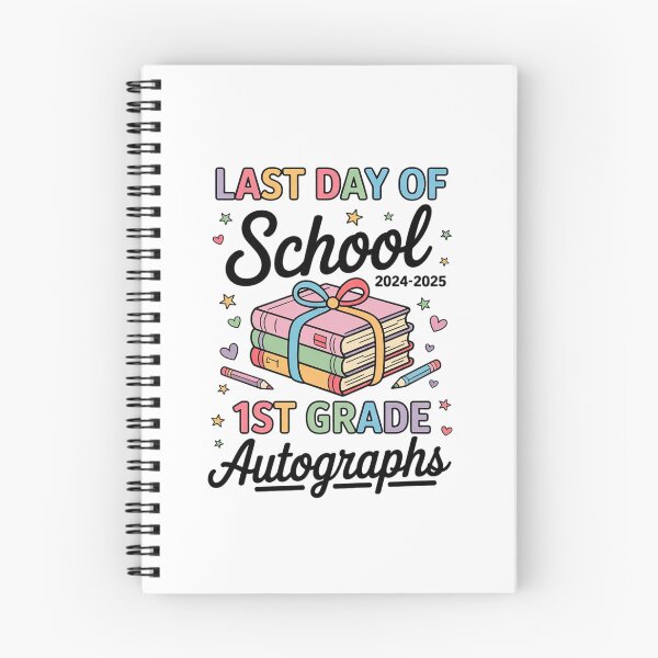 Item preview, Last Day of School Autograph 1st Grade Graduation Boys Girls  designed and sold by THagBlue.