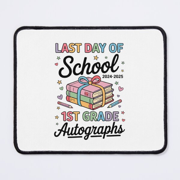 Item preview, Last Day of School Autograph 1st Grade Graduation Boys Girls designed and sold by THagBlue.