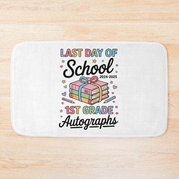 Item preview, Last Day of School Autograph 1st Grade Graduation Boys Girls  designed and sold by THagBlue.